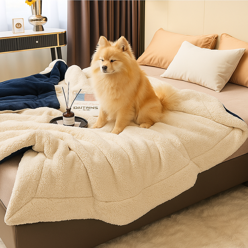 Manta de Lujo FlannelDream 100% Lana (¡Calor Intenso y Suavidad Incomparable!)